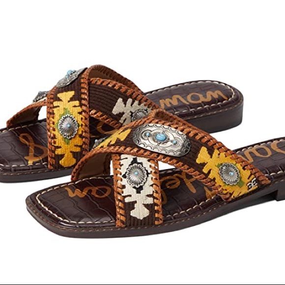 Sam Edelman Hagen Slide Sandal in Brown (brand new, never worn!) - Picture 6 of 6